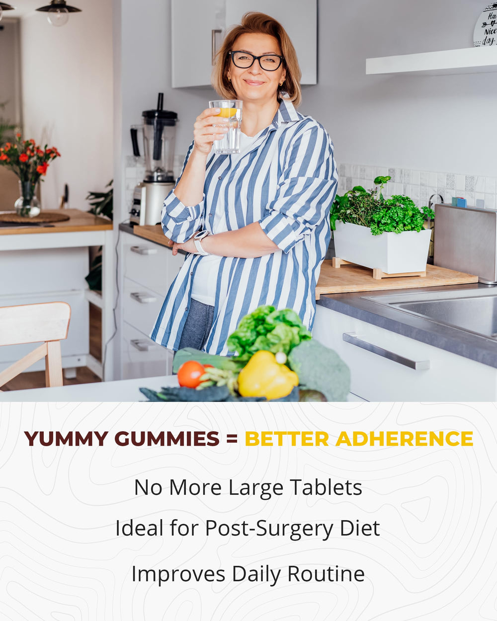 Bariatric Food Expert vitamin blend with zinc and iodine visual.