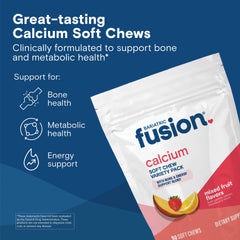 Close-up of Bariatric Fusion calcium chew texture for digestion support