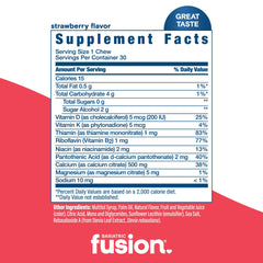 Bariatric Fusion bottle label highlighting Vitamin D3 and K blend