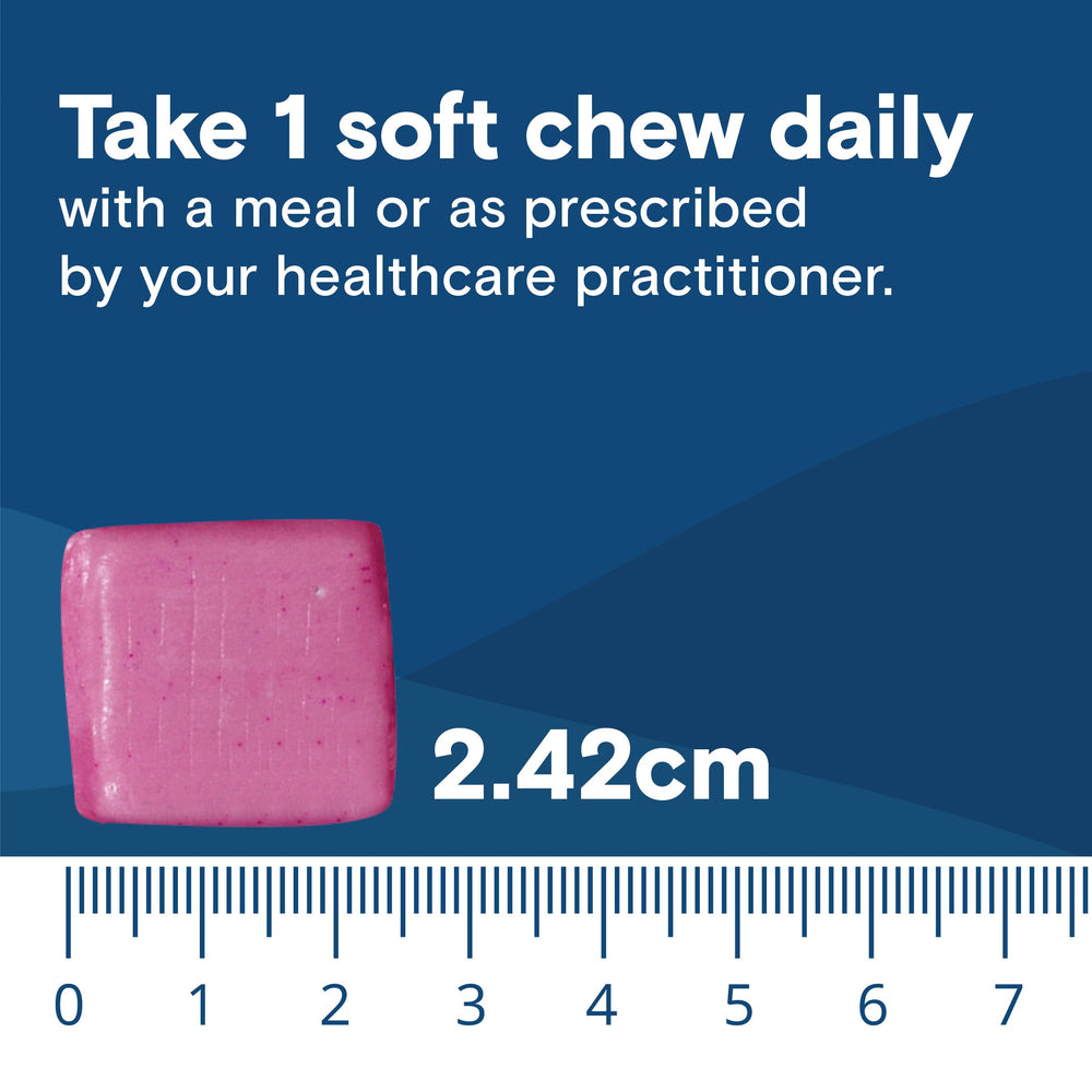 Serving idea showing convenient iron intake with Bariatric Fusion chews