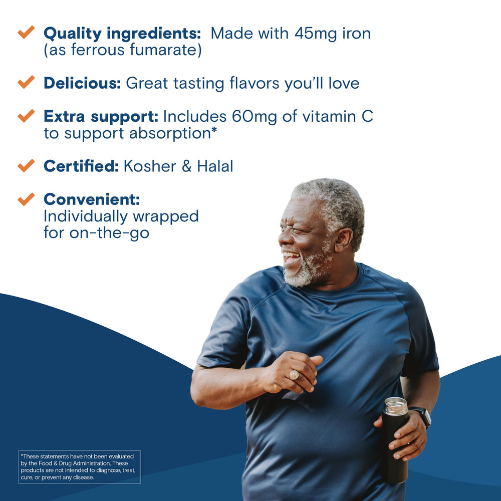 Vitamin C support graphic highlights iron absorption with Bariatric Fusion
