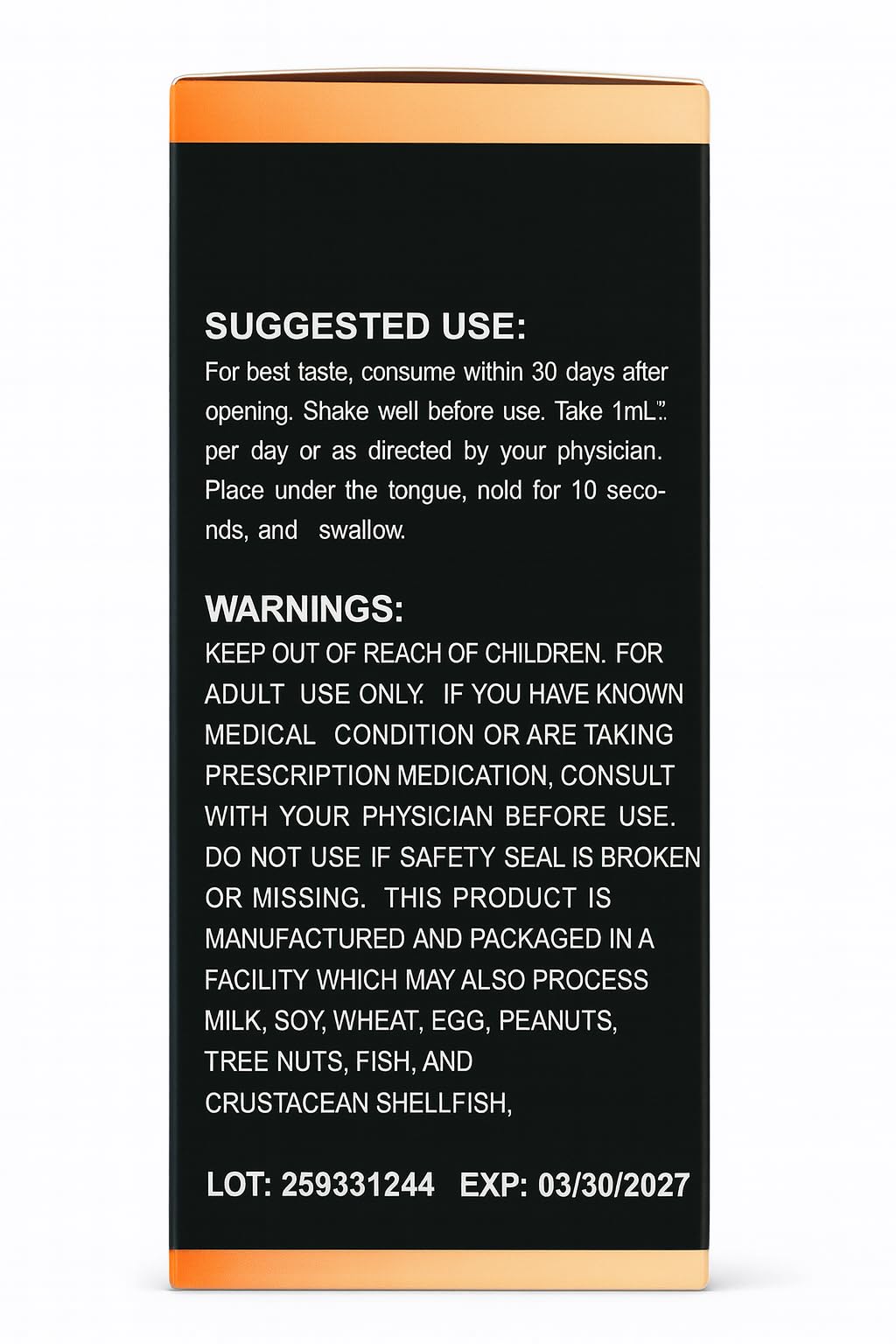 Bariatric Guru B12 liquid drops dropper showing convenient sublingual use and fast absorption.