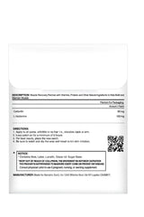 Bariatric Guru MuscleGuard patch pack shot, showing 30-day supply for workout recovery.