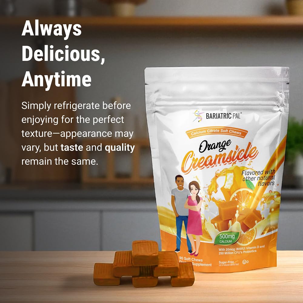 BariatricPal dosage directions on label for three chews per day.