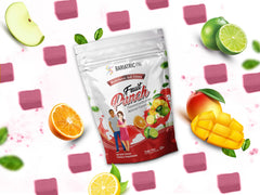 BariatricPal Iron-Free Multivitamin Fruit Punch serving on the go supports routines.