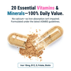 BariatricPal Multivitamin ONE capsules in hand convey ease of daily use.