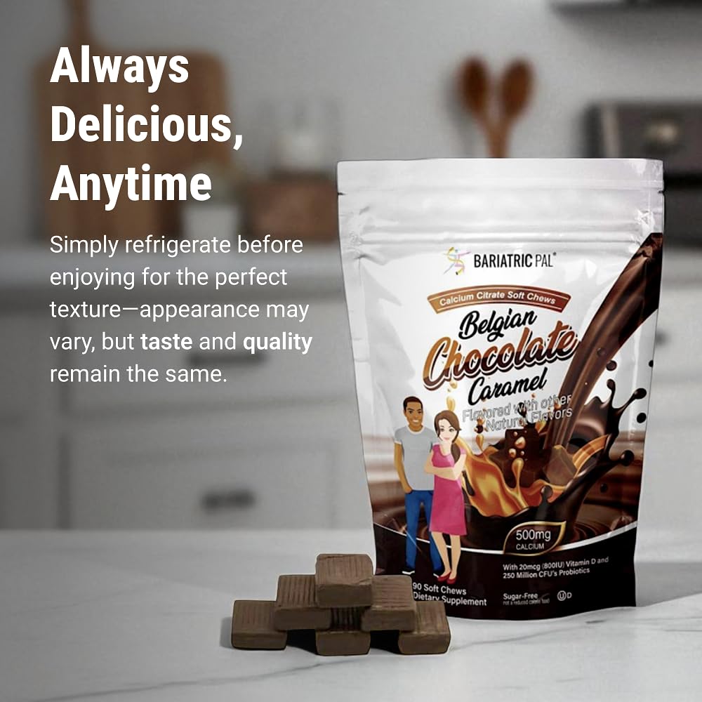 Kosher OU-D certification badge on BariatricPal chew packaging