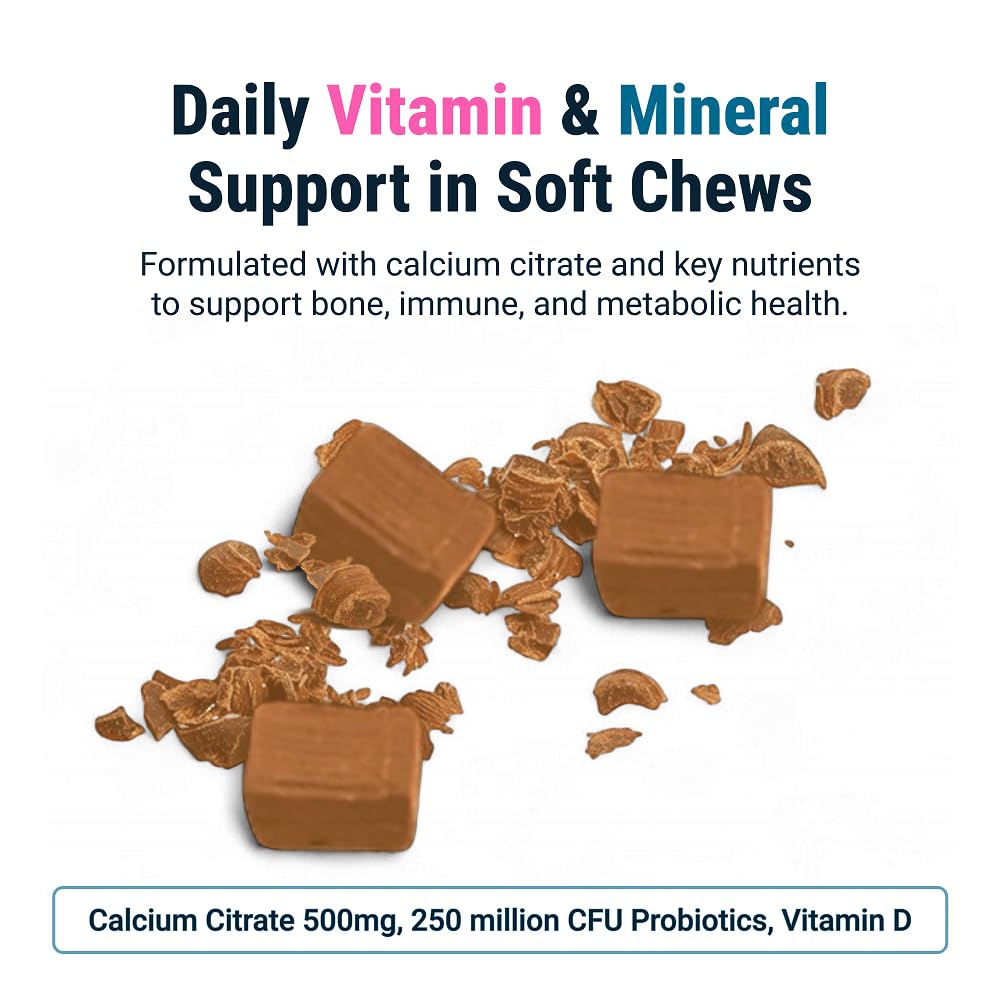 BariatricPal chews with probiotics image emphasizes gut-friendly formulation.