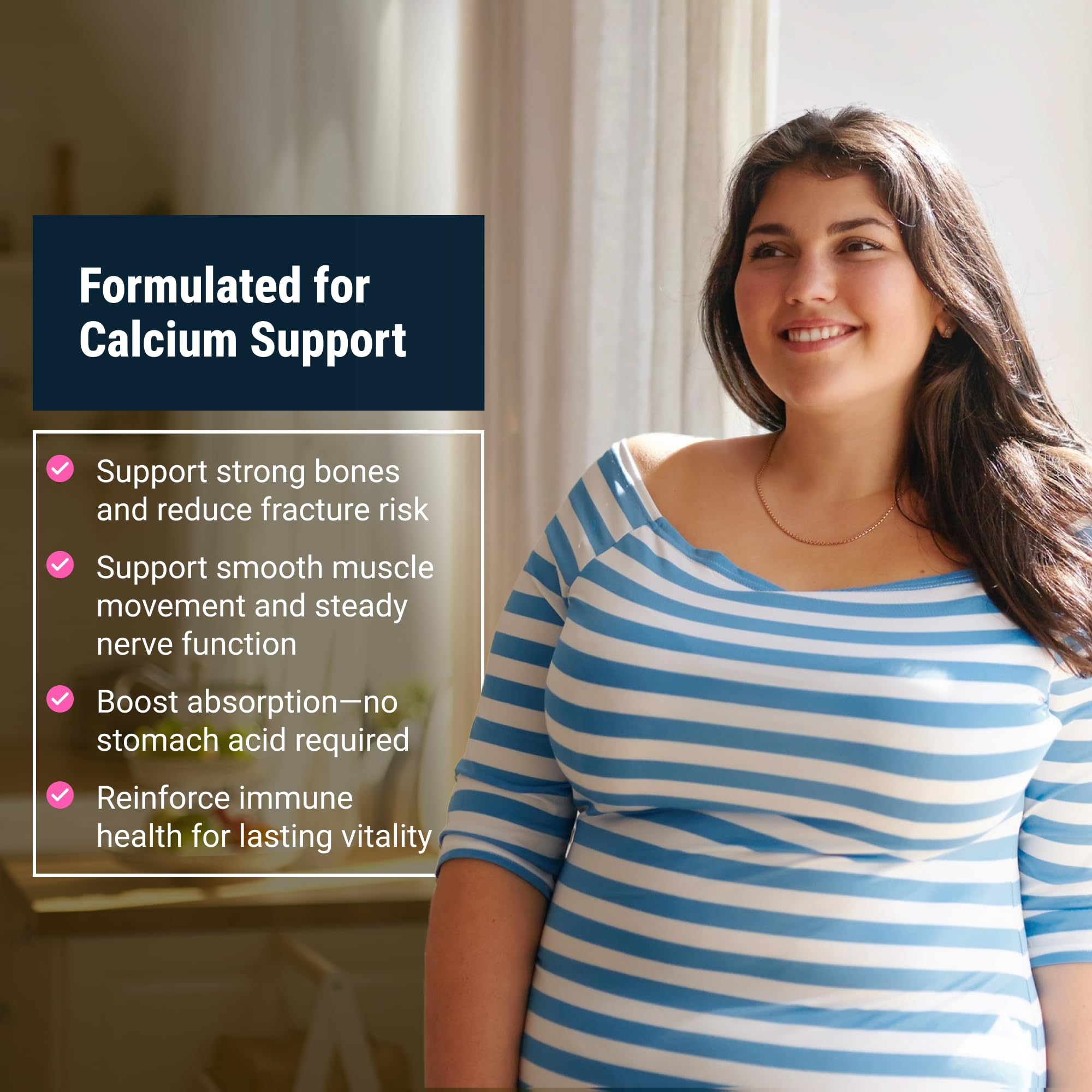 BariatricPal vitamin D3 enriched calcium tablets showcase post-surgery bone support.