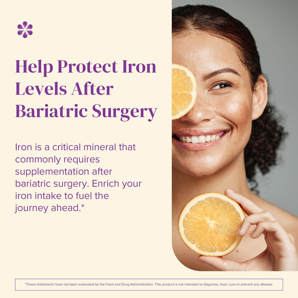 Barimelts iron with vitamin C close-up emphasizes absorption support