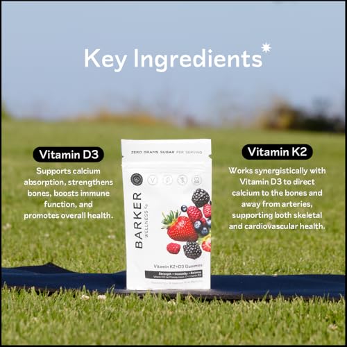 Barker Wellness D3 K2 Gummies lifestyle use for daily health.