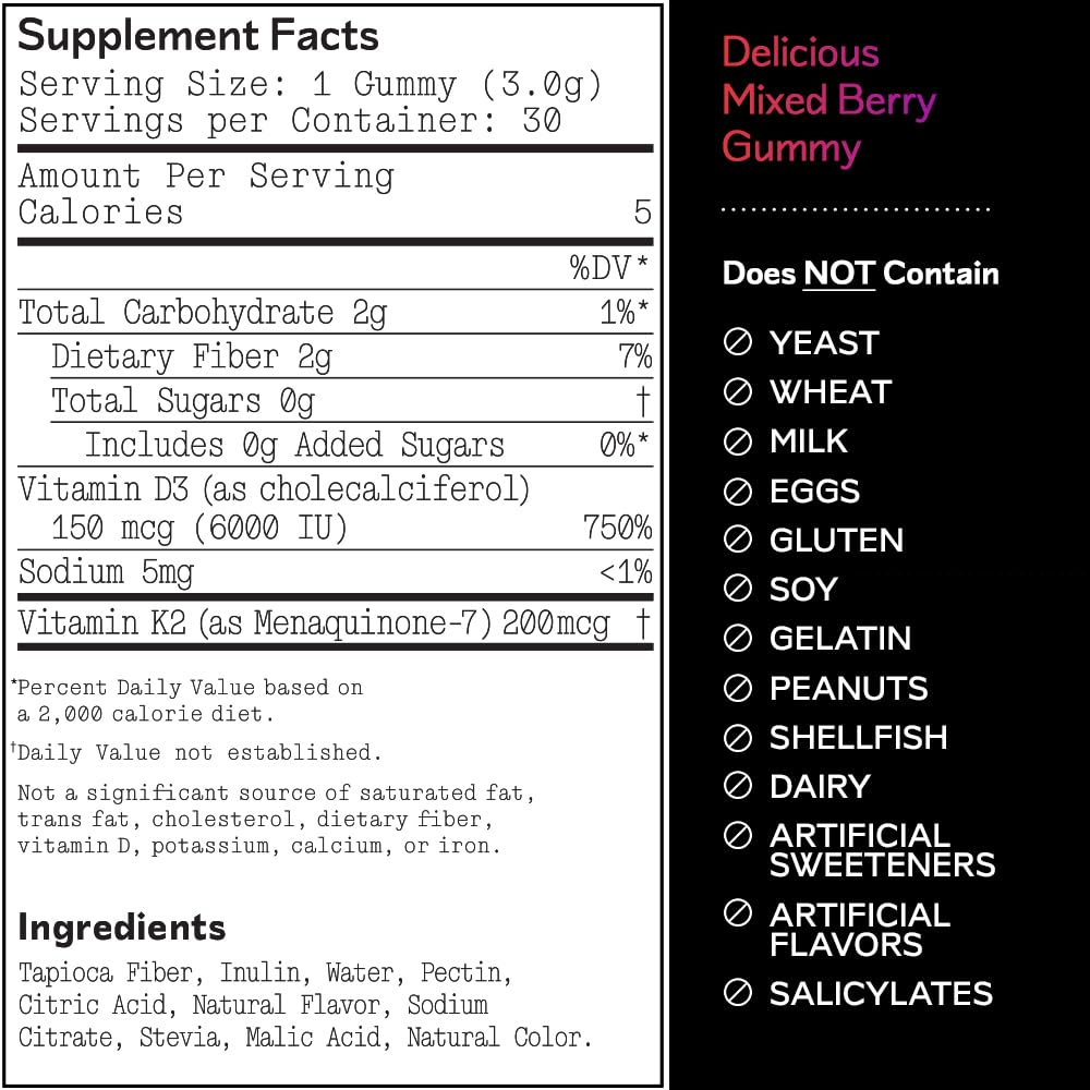 Barker Wellness D3 K2 Gummies being poured for easy daily intake.
