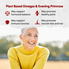 Barlean's evening primrose oil component image with GLA focus