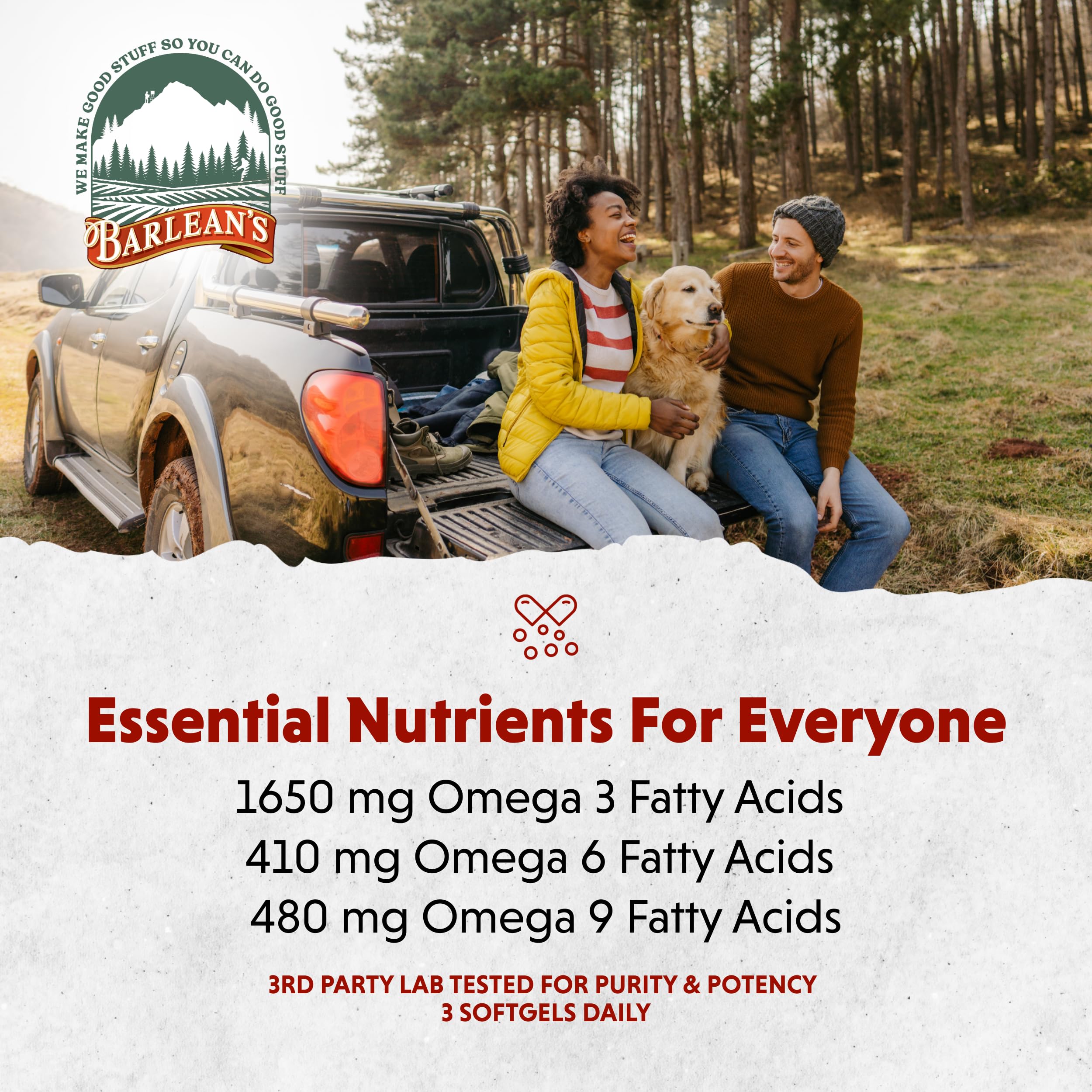 Barlean's daily-use scenario, pocket-friendly for busy, healthy lifestyles