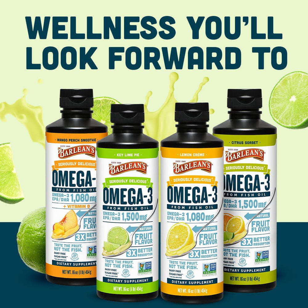 Barlean's Omega-3 for kids-friendly flavor boost and easy intake