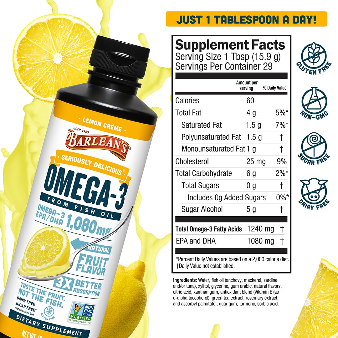 Barlean's Omega-3 proudly made in the USA.