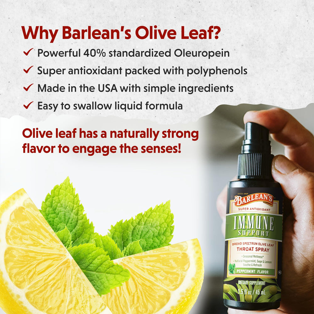 Barlean's throat spray pump-action demonstrates easy application.