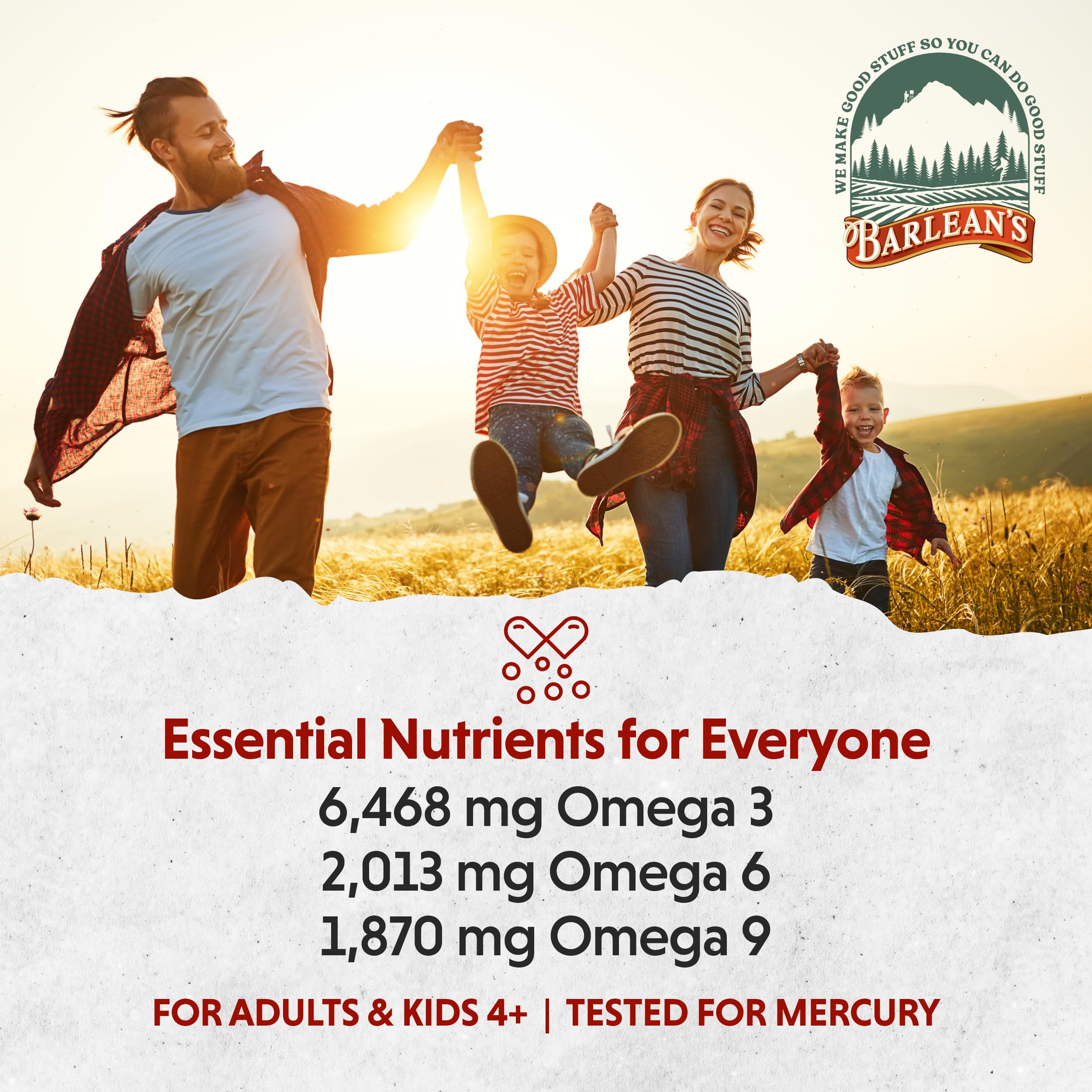 Barlean's USA-made label signaling trusted quality and provenance