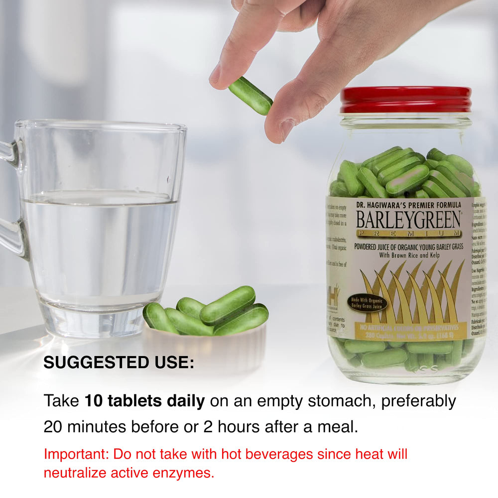 BARLEYGREEN vegan non-GMO seal highlighting allergen-friendly wellness