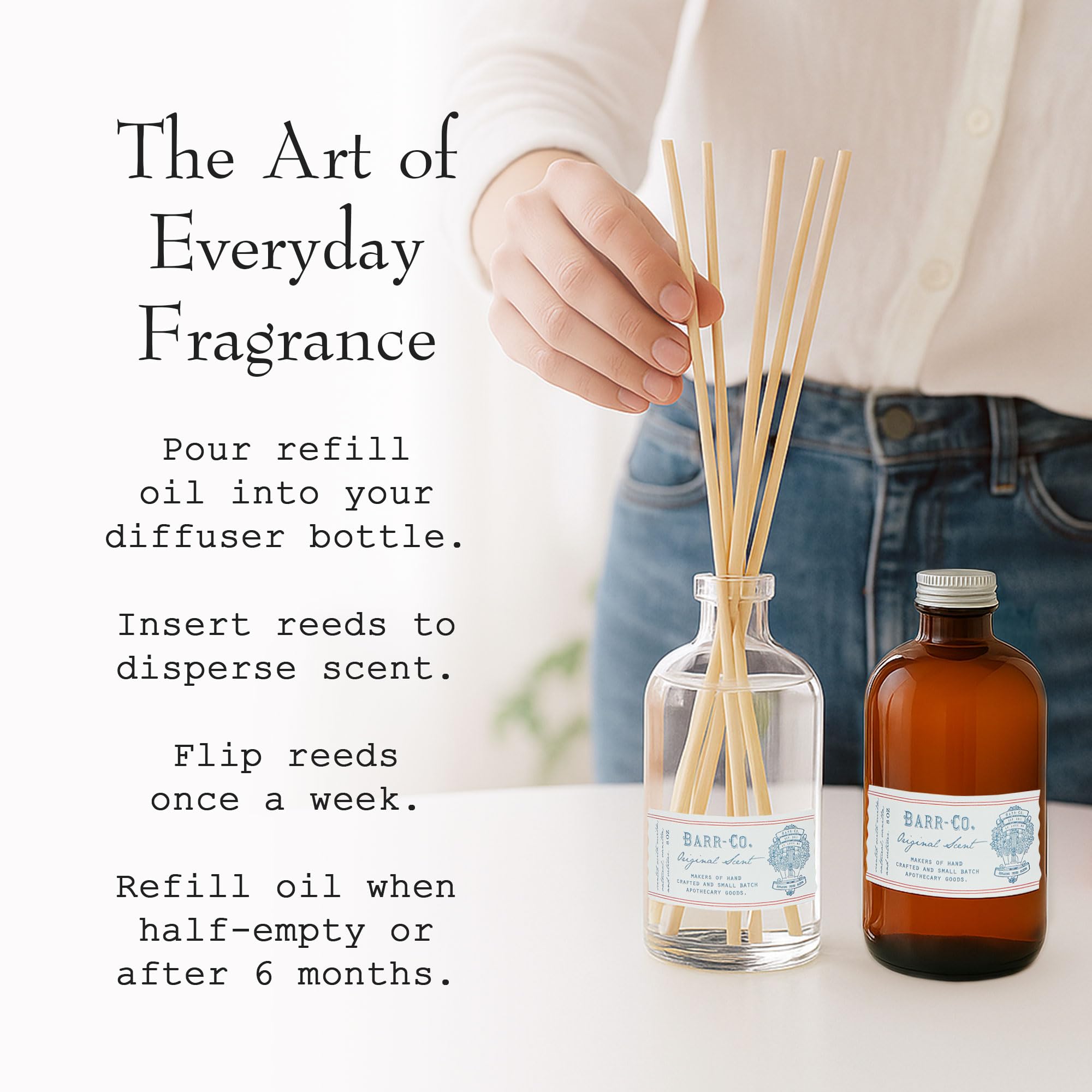Barr Co plant-based, hand-poured formula for a clean home fragrance.