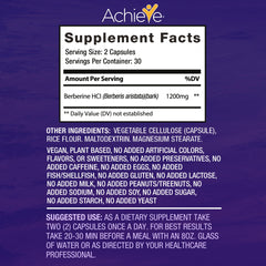 Basic Brands Berberine bottle label visible for daily wellness routine.