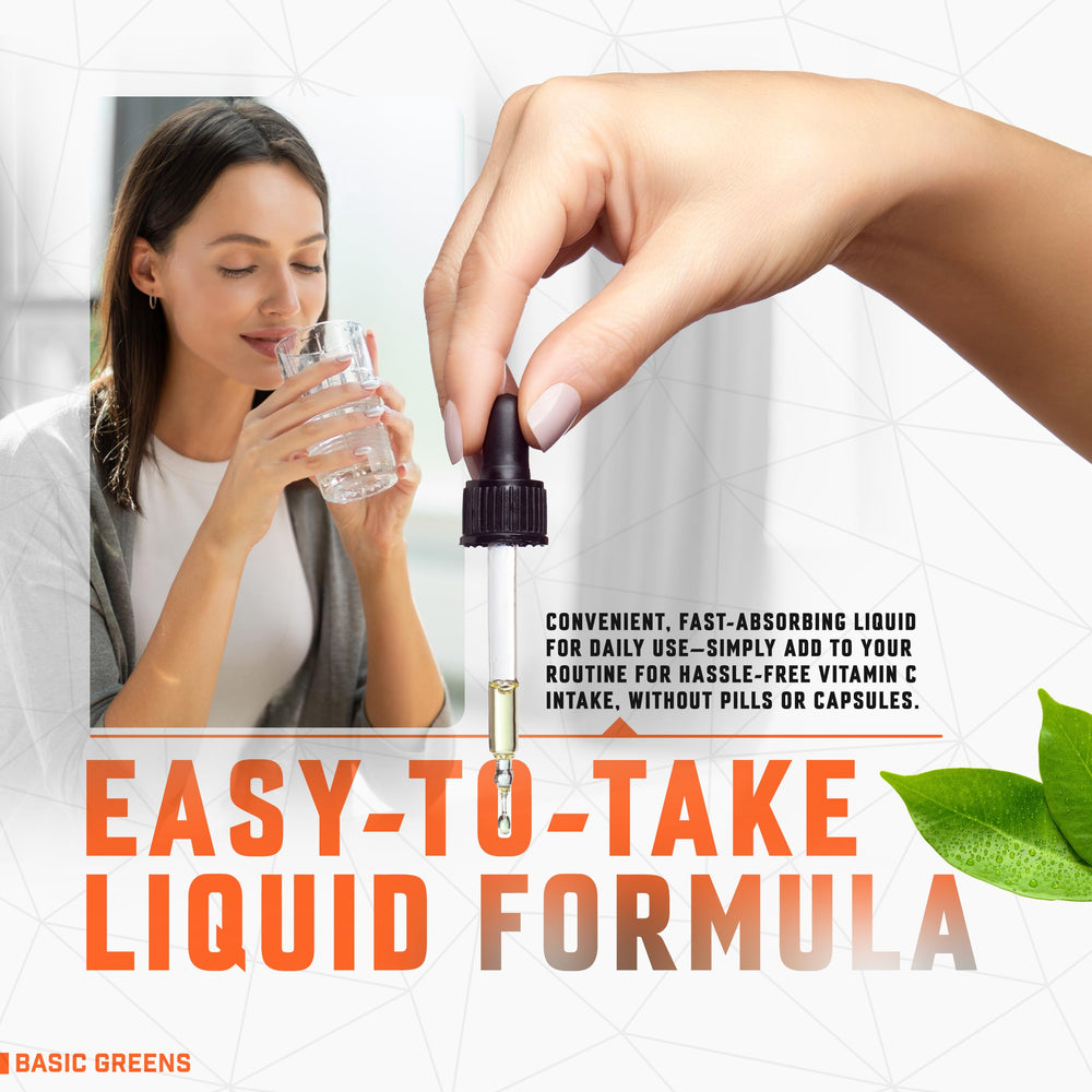 Basic Greens vegan and non-GMO formula for clean-label wellness.