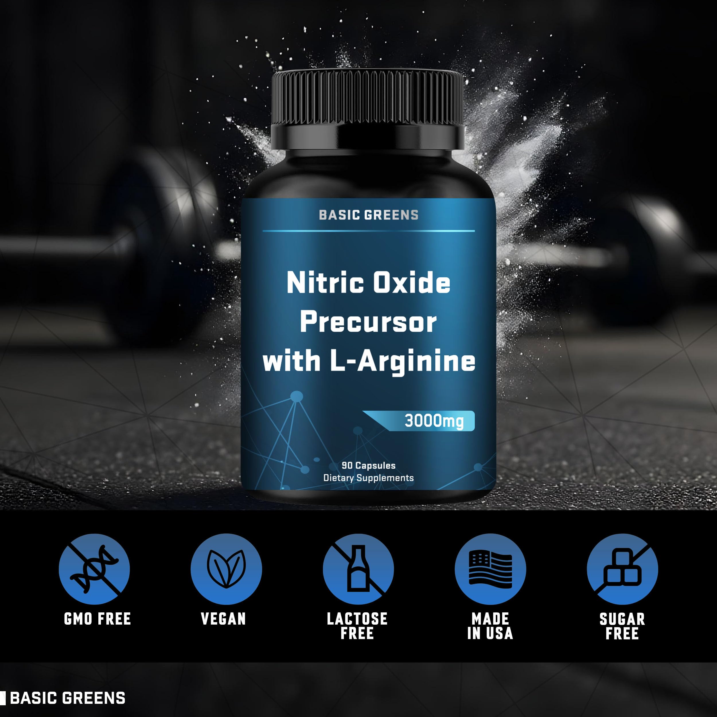 Basic Greens endurance focused formula during a workout session