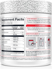 Basic Supplements Pre-Workout powder dissolving for improved endurance and pumps