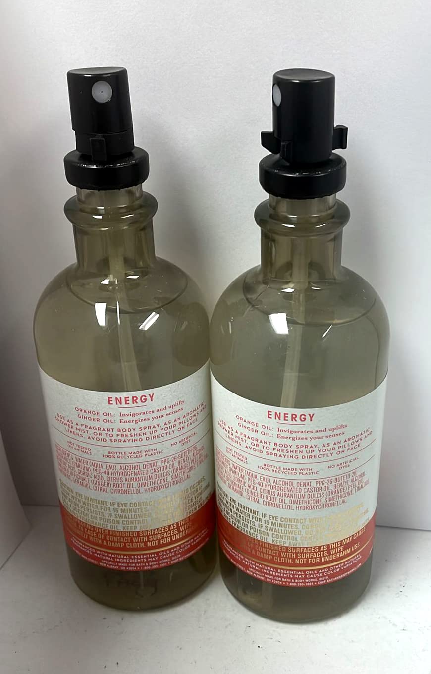 Bath & Body Works Aromatherapy Pillow Mist on sheets showing soft mist for restful sleep