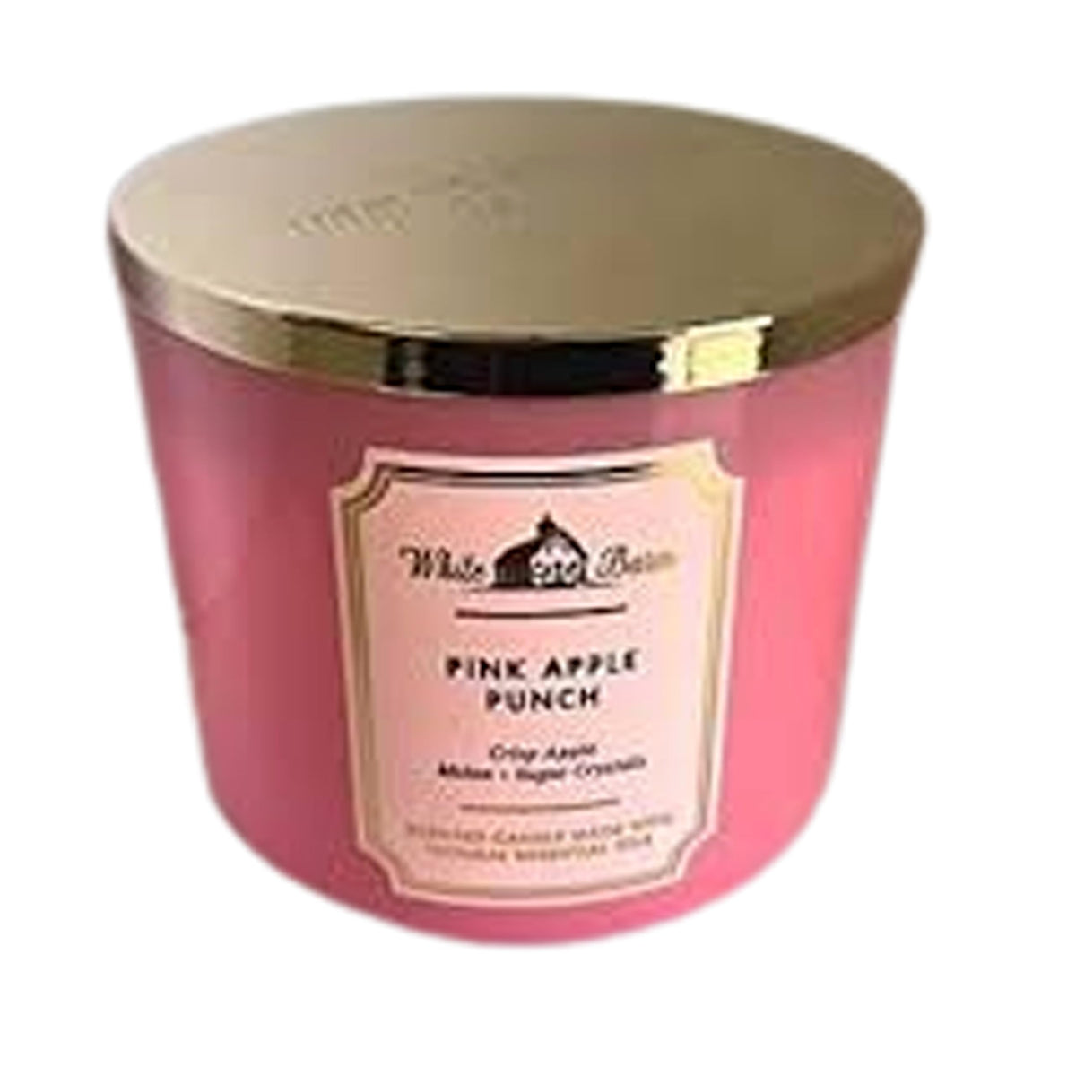 Bath and Body Works White Barn 3-Wick Candle Iced Dragonfruit Tea with essential oils for a home scent.