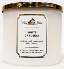 Bath & Body Works White Barn 3-Wick Candle with White Gardenia for room-filling fragrance