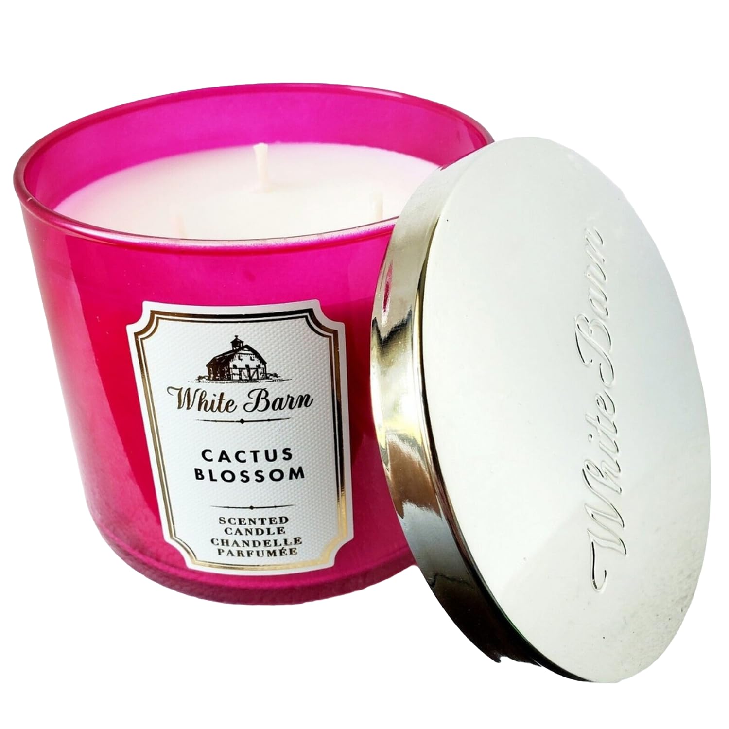 Bath & Body Works Cactus Blossom soy-based wax ensures consistent burn.