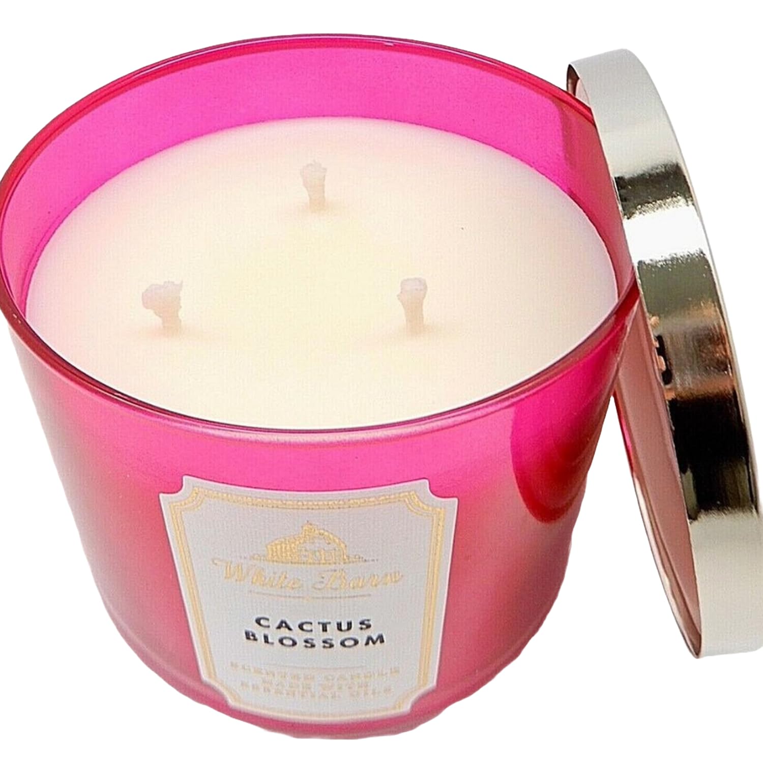 Bath & Body Works White Barn candle provides up to 45 hours of glow.
