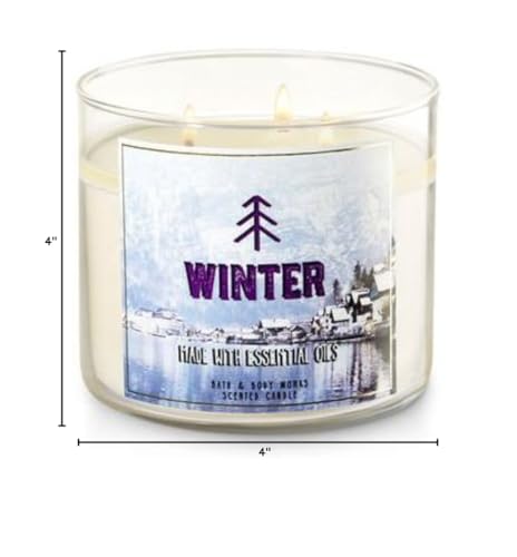 Bath and Body Works Winter Candle 14.5-Ounce — long-lasting fragrance for living spaces