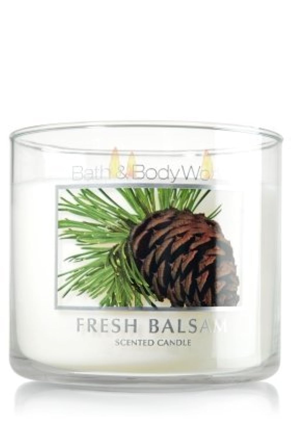 Bath & Body Works Slatkin & Co. Fresh Balsam 3-Wick Candle para crear ambientación cálida y aromática
