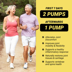 BAXYL bottle label highlights patented MHB3 for joint support.