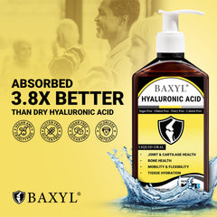 BAXYL packaging shows vegan gluten-free formula for clean living.