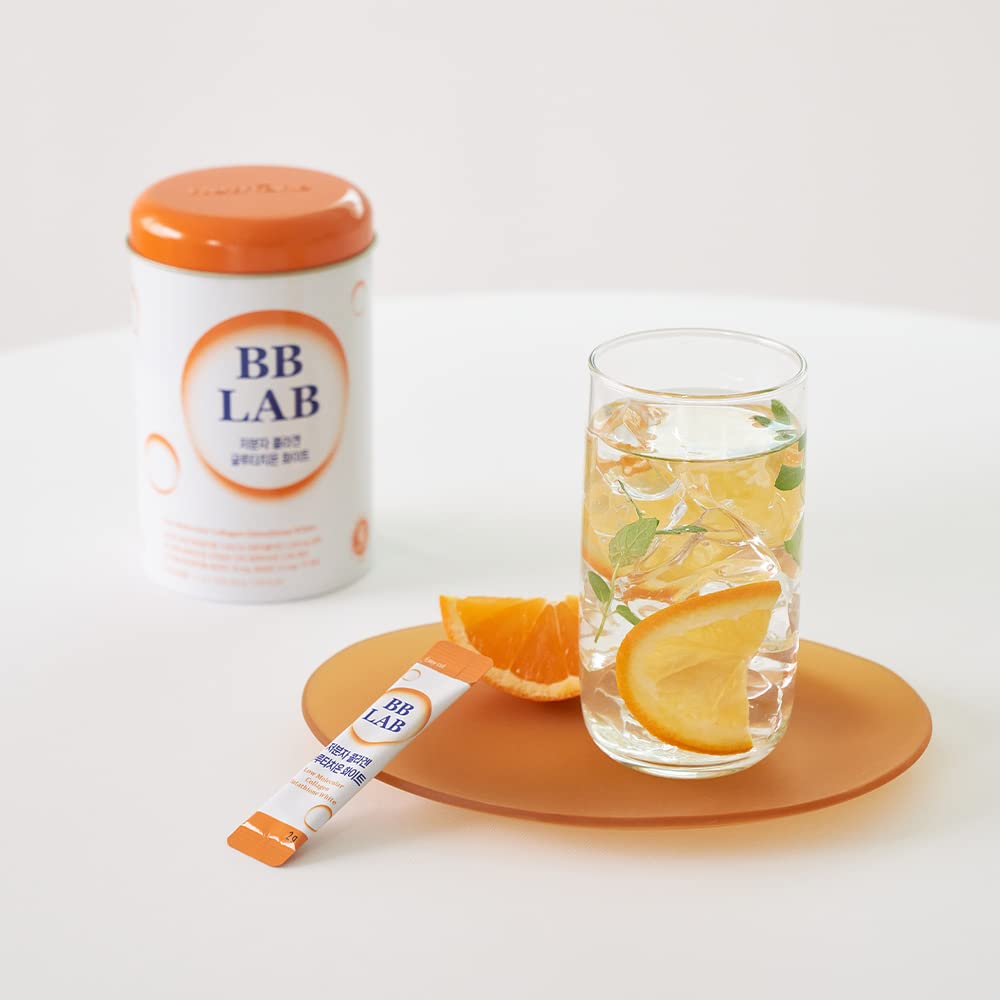 BB LAB Collagen Glutathione White Orange Stick can be mixed with yogurt.
