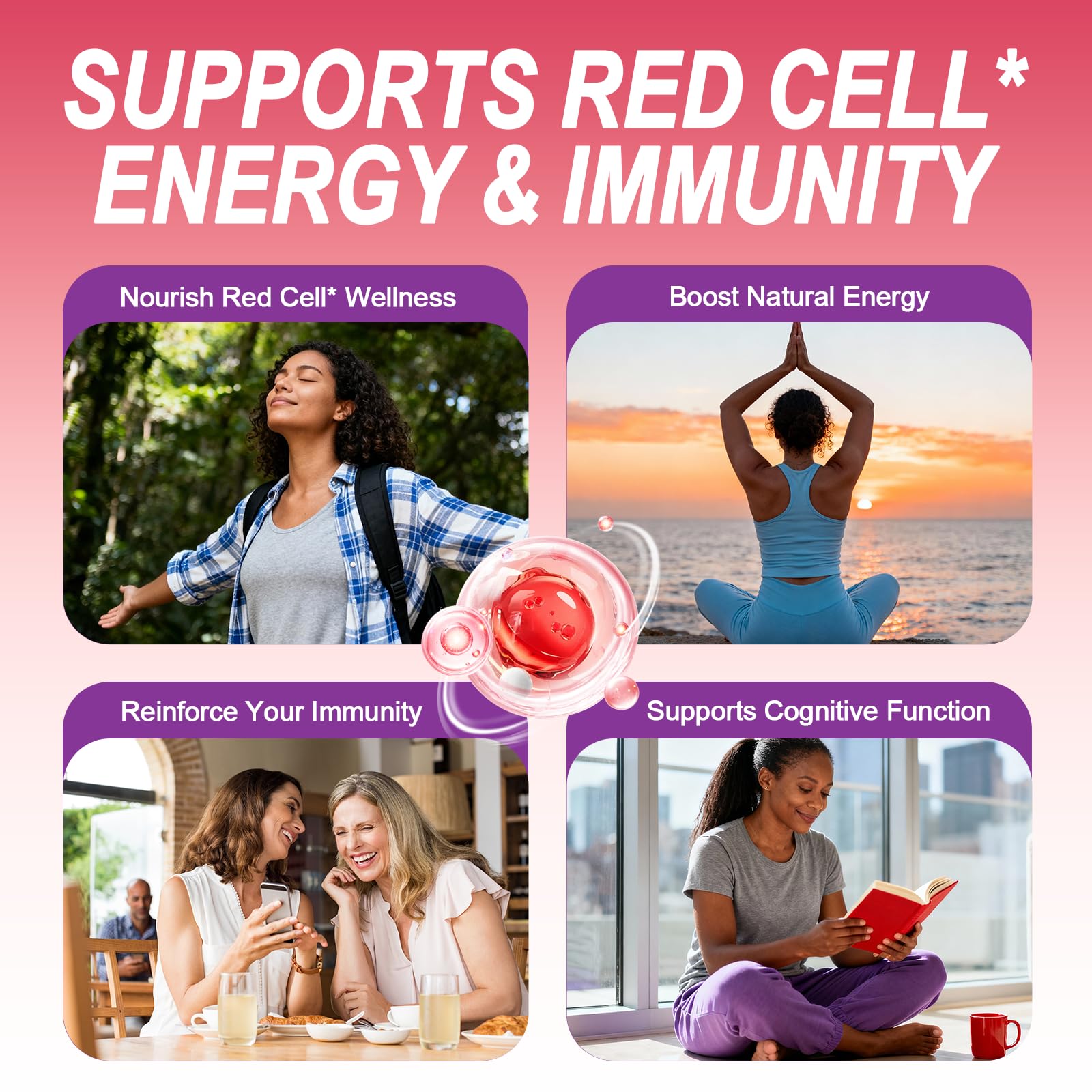 BBEEAAUU Peach-flavor daily supplement fits into your morning routine.