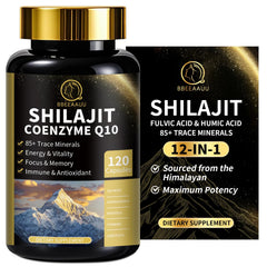 BBEEAAUU Shilajit for Men bottle with sea moss signaling energy support