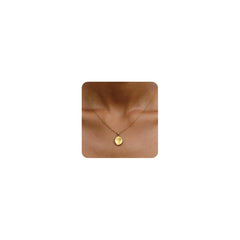 BBPM worry stone necklace pendant: smooth surface for mindful rubbing.