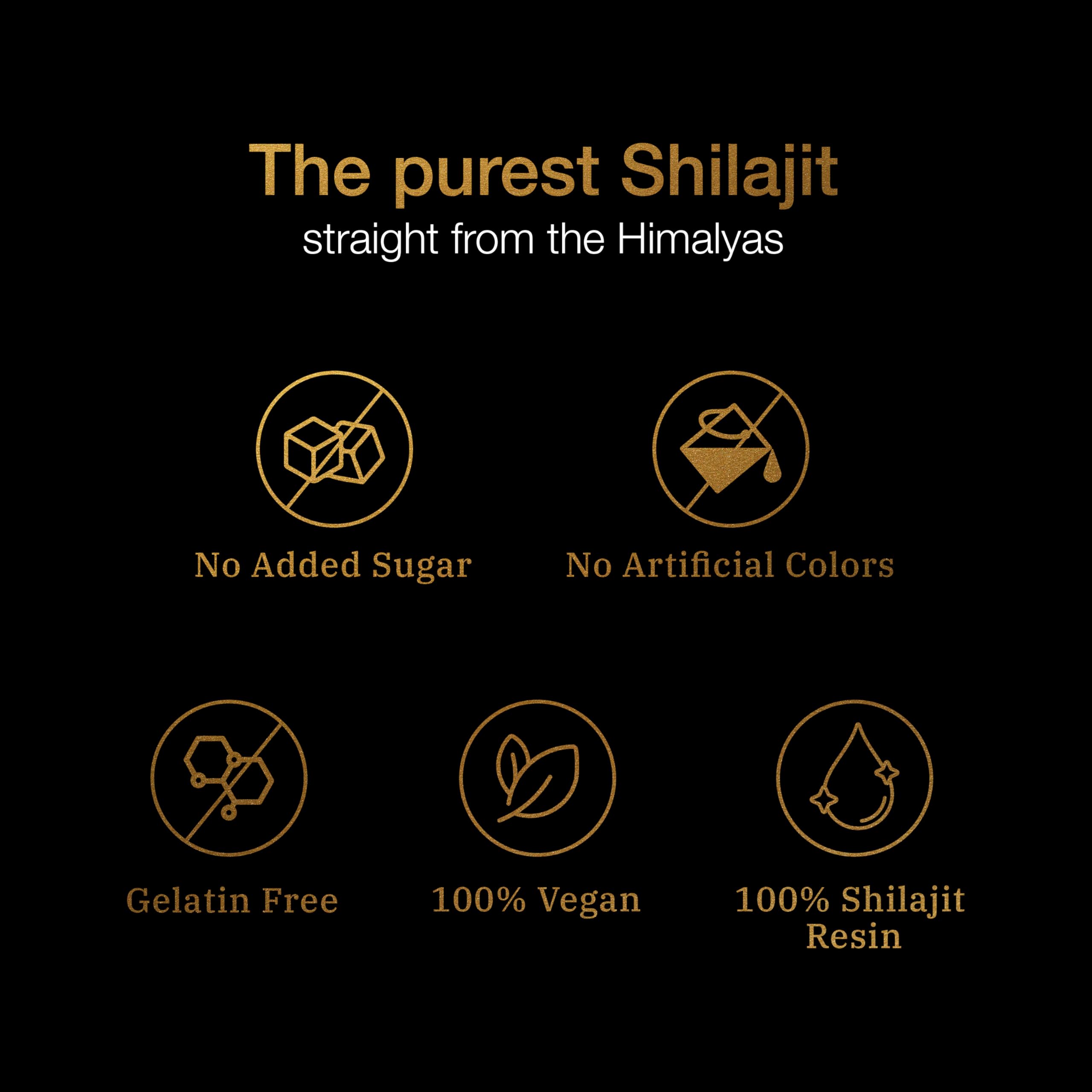 Be Bodywise Shilajit Gold Gummy ingredients with Ashwagandha and Gokshura