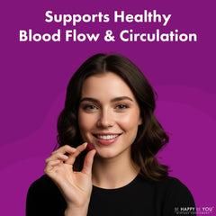 Be Happy Be You beetroot gummies bottle open reveals cherry pomegranate flavor
