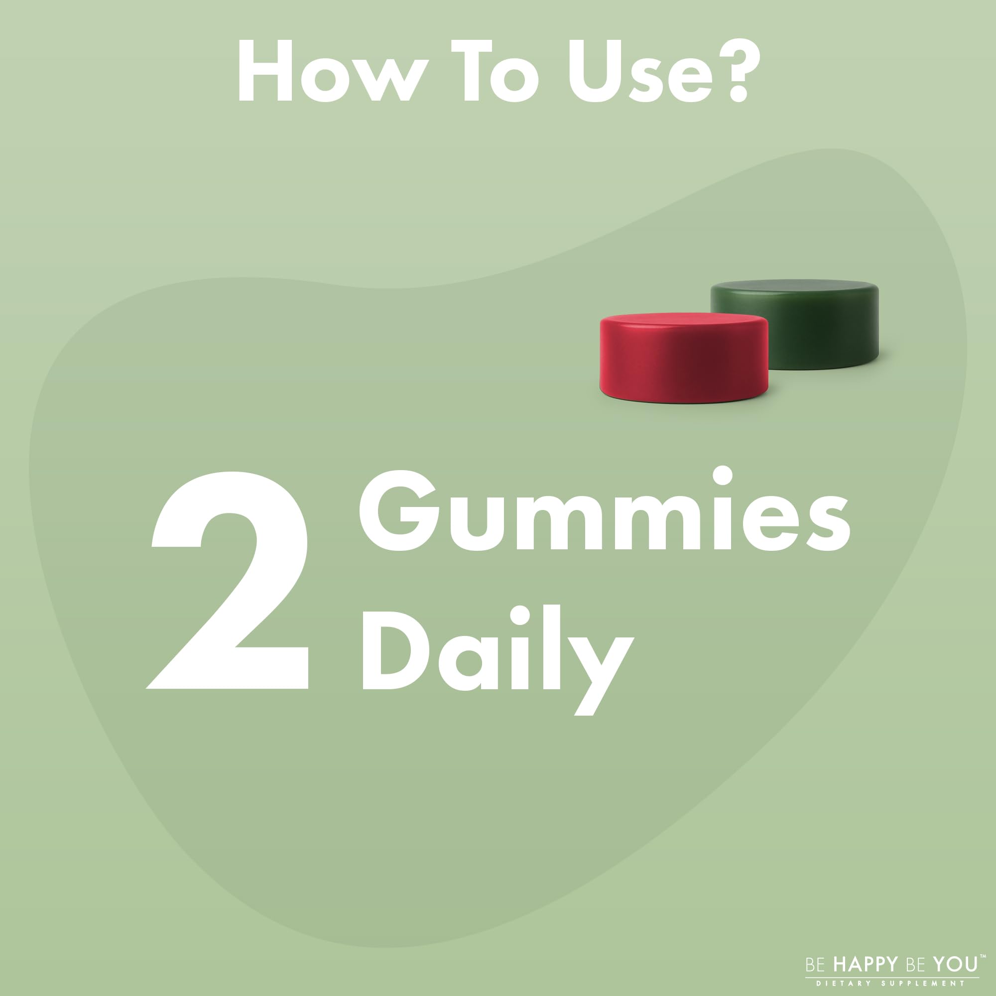 Be Happy Be You immune-support gummies for daily wellness.