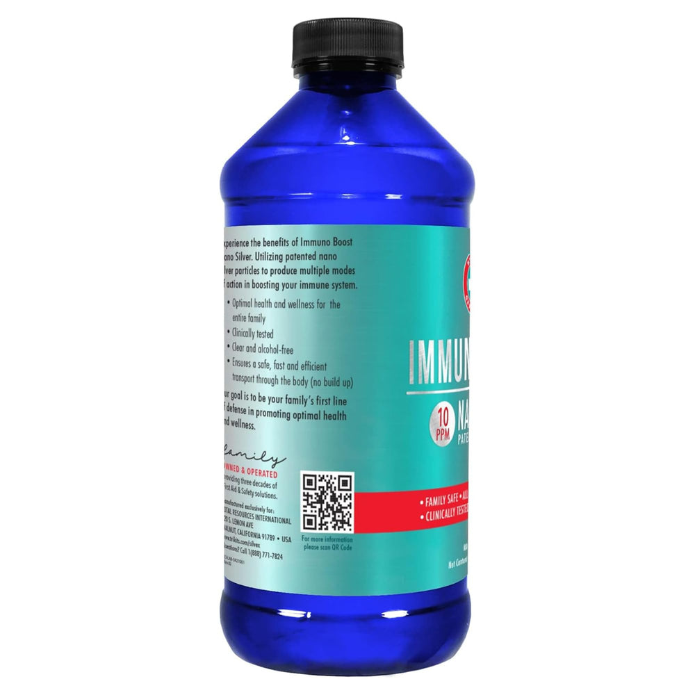 Be Smart Get Prepared Immuno Boost with glass of water and dose ready.