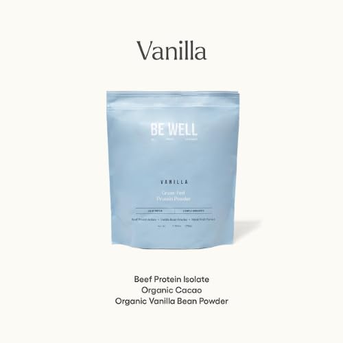 Be Well by Kelly LeVeque powder spoon resting on a prepared drink.