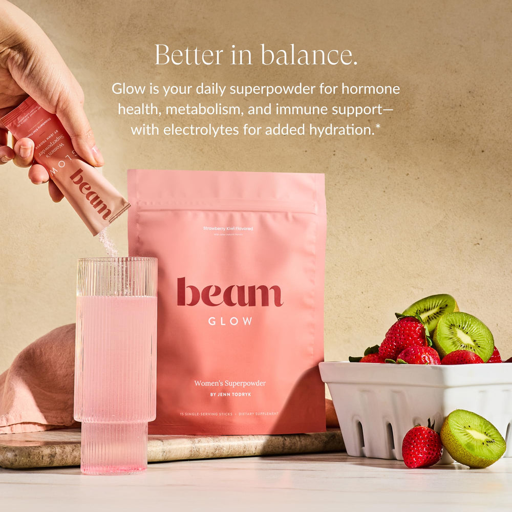 Beam Glow thyroid-support formula aiding metabolism and steady energy.