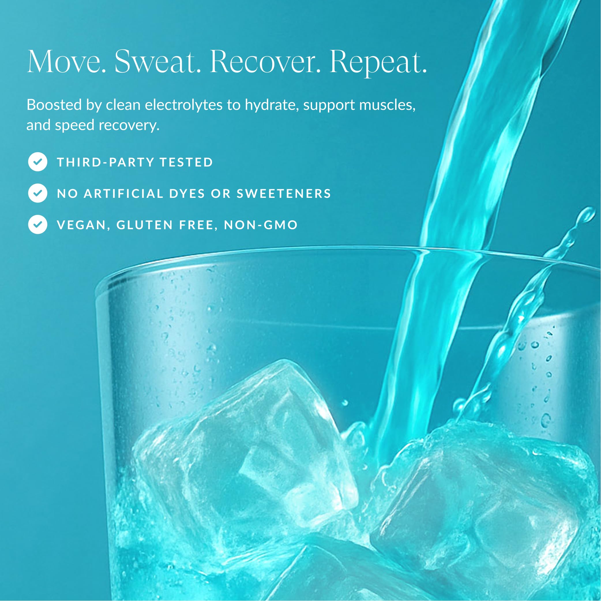 Beam electrolytes image emphasizes hydration and muscle function.