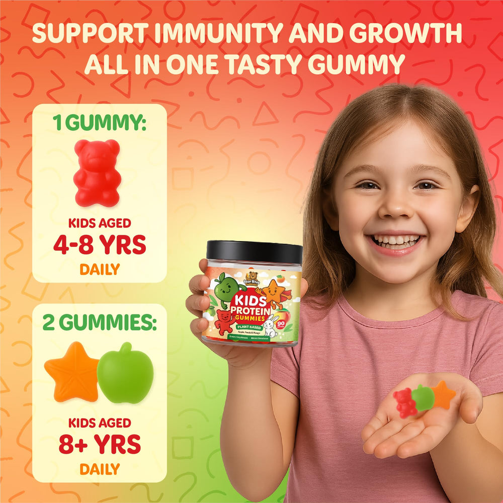 Bear Bites Gummies in lunchbox, mess-free snack for playtime