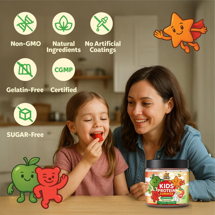 Bear Bites Gummies mango flavor pack, tasty on-the-go energy for kids